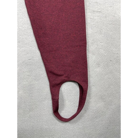 Old Navy Active Womens Large Maroon Cozecore High Rise Go-Dry Stirup Leggings - Picture 3 of 10